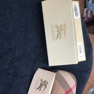 Burberry glasses case